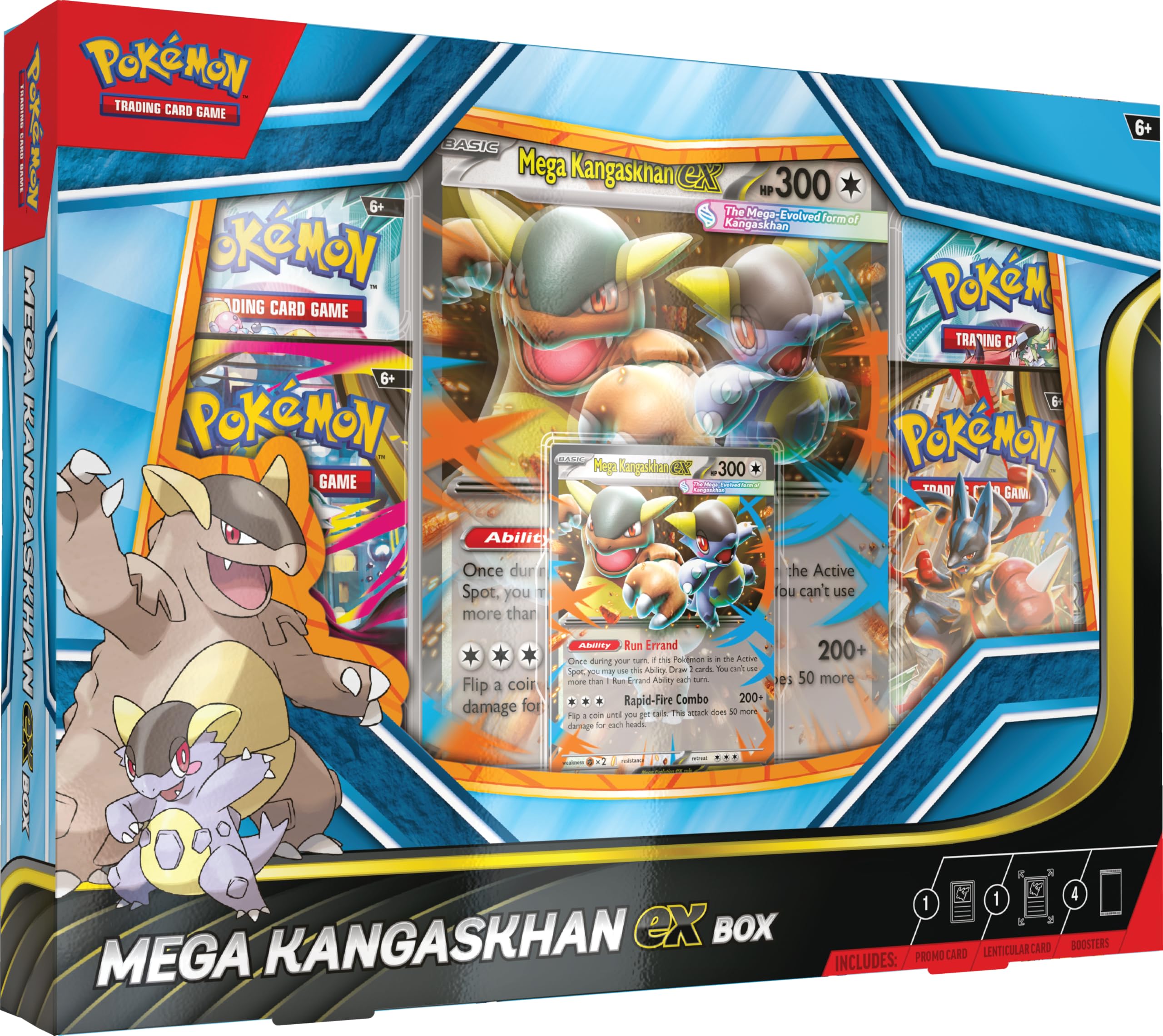 Amazon.com: Pokémon TCG: Mega Kangaskhan ex Box : Toys & Games